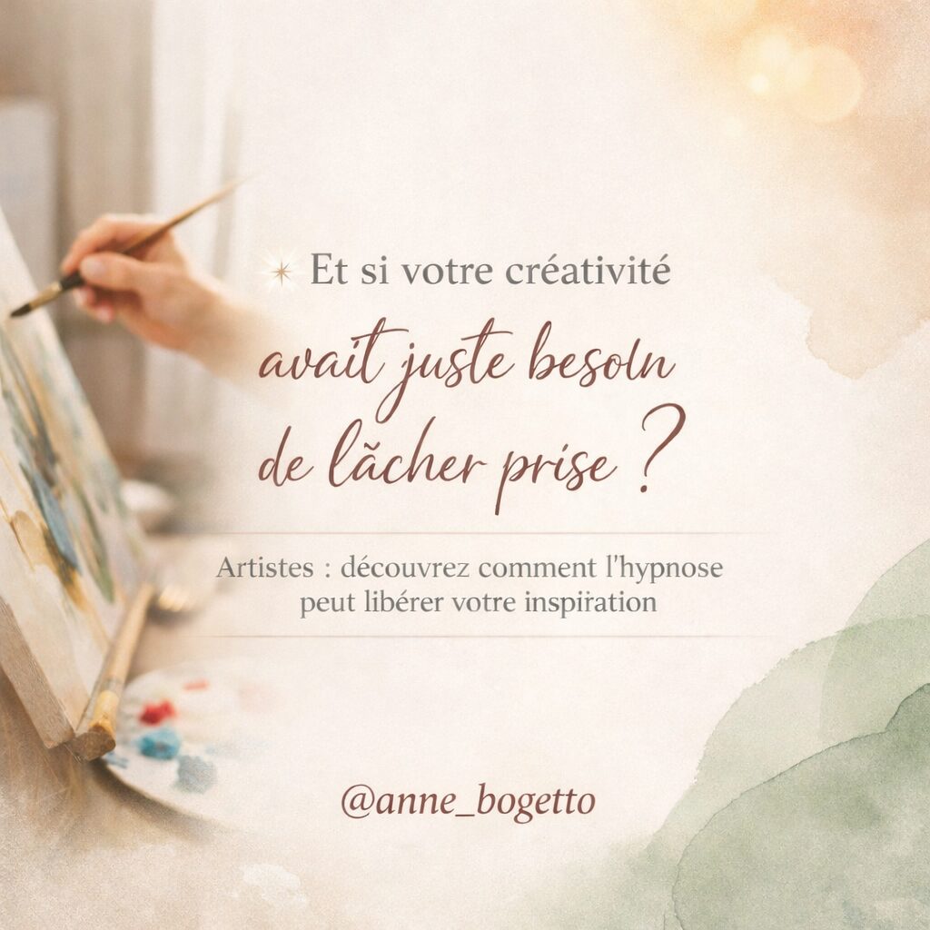 créativité artiste et hypnose